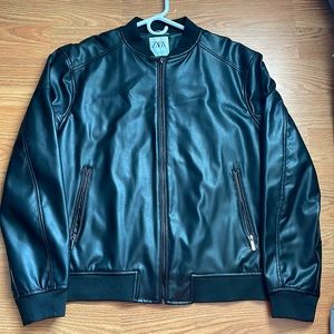 Zara Mens leather jacket